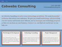 Tablet Screenshot of cobwebsconsulting.com